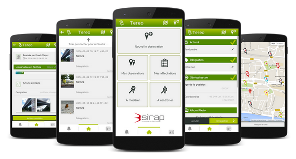 Tereo - Application professionnelle et citoyenne pour vos observations terrains sur tablettes et smartphones